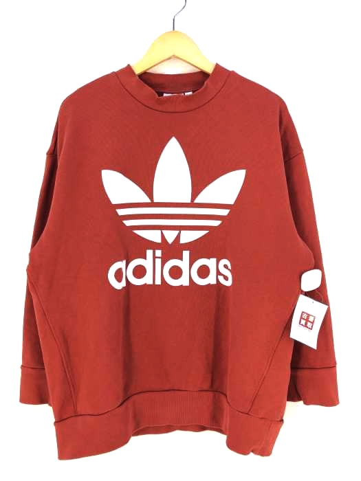 adidas Originals（アディダスオリジナルス） TREFOIL OVERSIZED CREW メンズ トップス