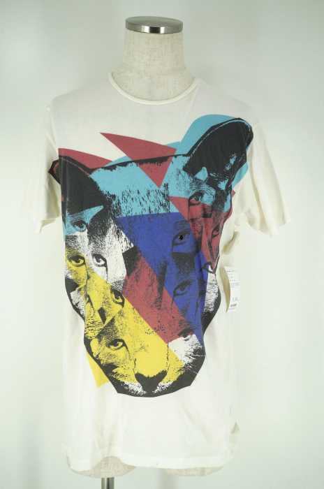 AlexanderLeeChang （アレキサンダーリーチャン） アニマルプリントTシャツ メンズ トップス