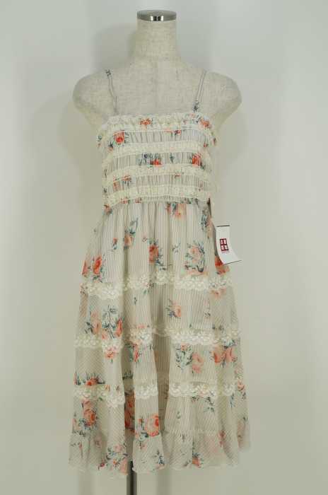 LEST ROSE (レストローズ) 花柄シフォンキャミワンピース レディース ワンピース