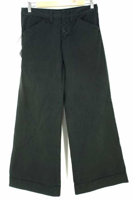 JUNYA WATANABE COMME des GARCONS （ジュンヤワタナベコムデギャルソン） 3B ブラックチノ　裾折り返し レディース パンツ