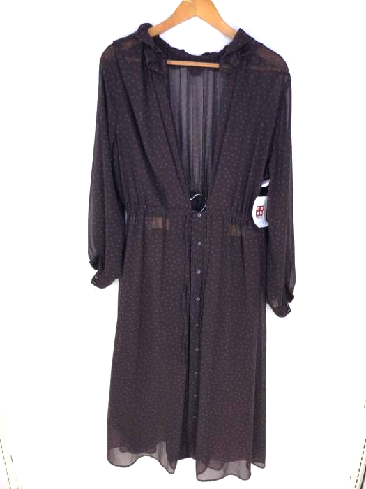 Ray BEAMS(レイビームス) ドット柄シャツワンピース レディース ワンピース