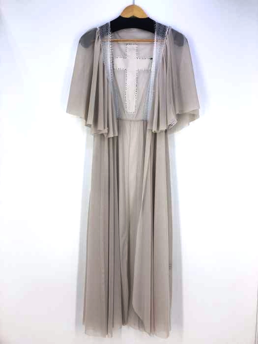 Tu es mon TRESOR（トゥ エ モン トレゾア） tresor cross patch mesh gown レディース トップス