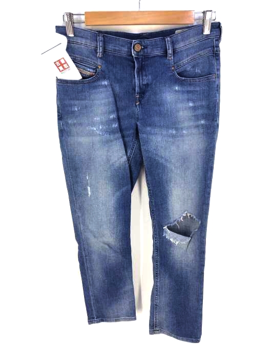 DIESEL（ディーゼル） belthy-ankle ダメージ加工 レディース パンツ