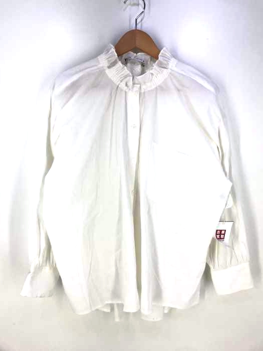 ZARA（ザラ） White Oversized Poplin Blouse レディース トップス