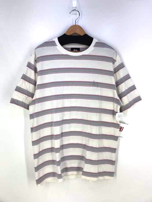 Stussy（ステューシー） ロゴ刺繍クルーネックカットソー メンズ トップス