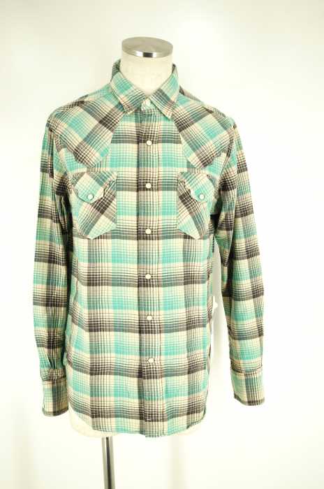 RRL RALPH LAUREN （ダブルアールエル ラルフローレン） 長袖チェックウェスタンシャツ メンズ トップス