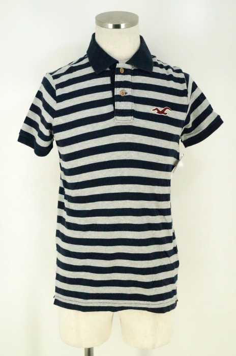 Hollister （ホリスター） ボーダー柄ポロシャツ メンズ トップス