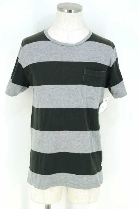 STANDARD CALIFORNIA （スタンダードカリフォルニア） ボーダー柄ポケット付Tシャツ メンズ トップス