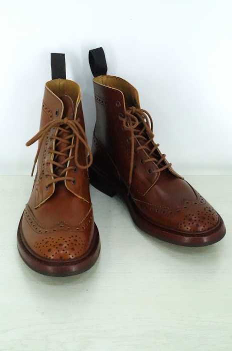 Tricker's （トリッカーズ） ウイングチップカントリーブーツ メンズ シューズ