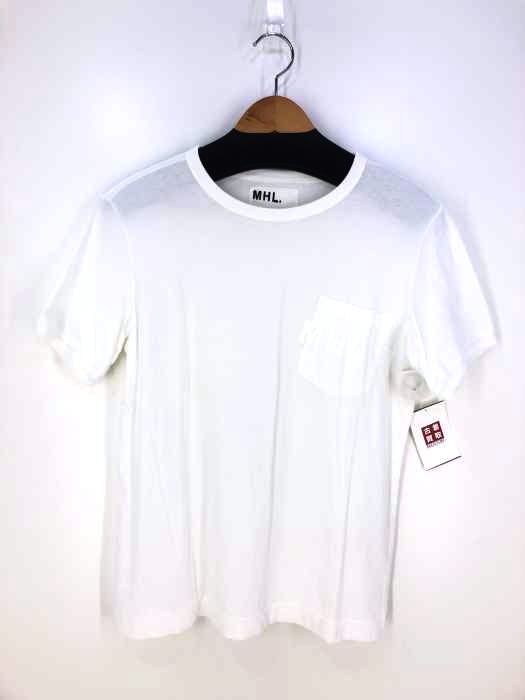 MHL.（エムエイチエル） ロゴプリント ポケットTシャツ レディース トップス