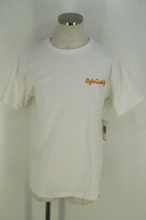 Schott (ショット) チェーンステッチ刺繍Tシャツ メンズ トップス