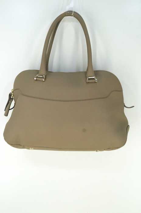 NAGATANI(ナガタニ) MADE IN JAPAN ラウンドフォルム シュリンクレザーハンドバッグ レディース バッグ