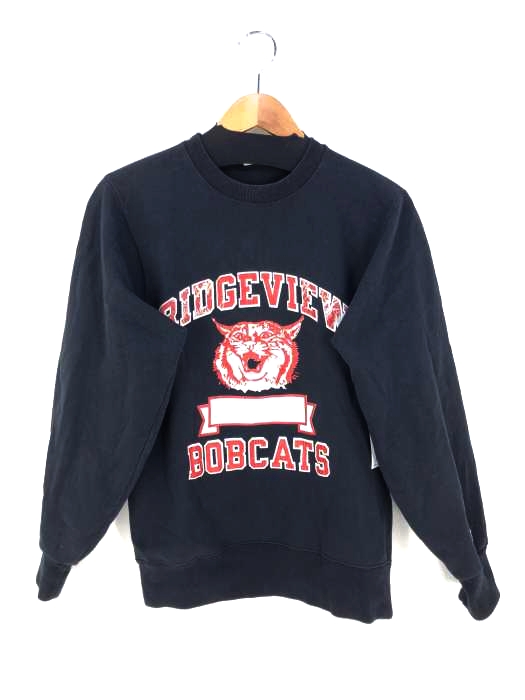 Champion(チャンピオン) bobcats ラバープリント USA製 青タグ メンズ トップス