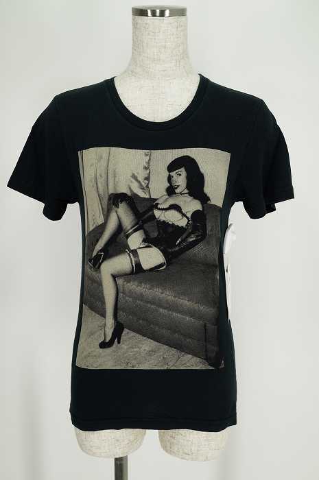 HYSTERIC GLAMOUR （ヒステリックグラマー） BETTIE PAGE フォトプリントTシャツ レディース トップス