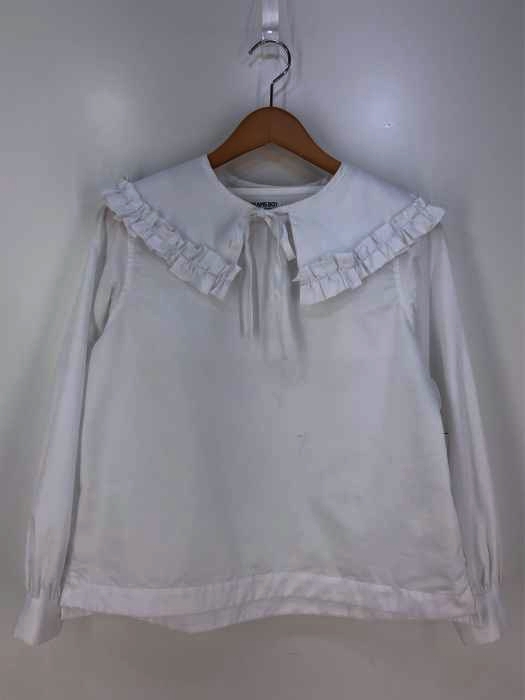 BEAMS BOY(ビームスボーイ) サテン デタッチカラー スクエア ネックシャツ レディース トップス
