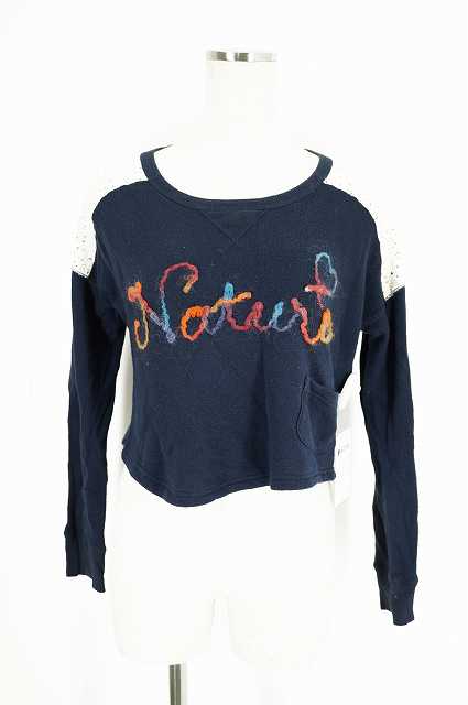 w closet WEARS INC. （ダブルクローゼットウェアーズインク） レース切替スウェットトップス レディース トップス