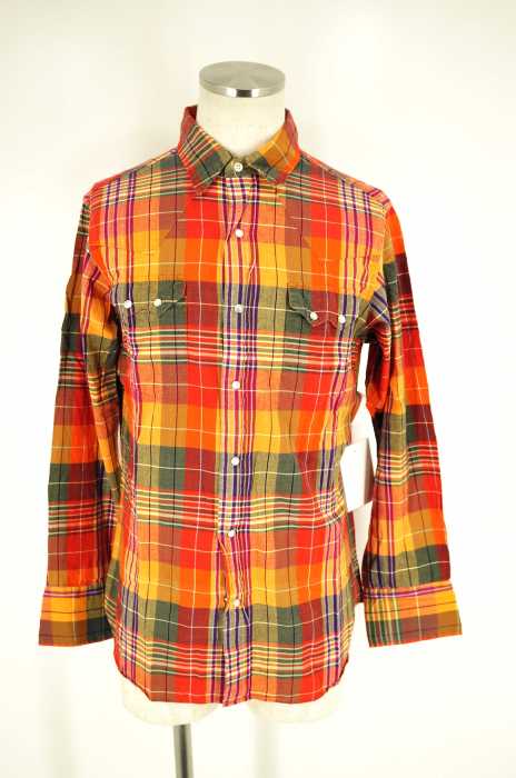 Polo by RALPH LAUREN （ポロバイラルフローレン） チェックスナップボタンウエスタンシャツ メンズ トップス