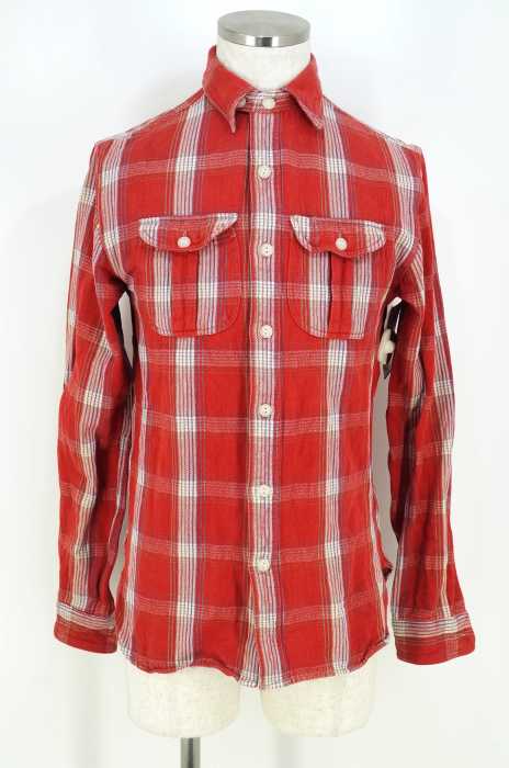 RRL RALPH LAUREN （ダブルアールエル ラルフローレン） チェック柄コットンネルシャツ メンズ トップス