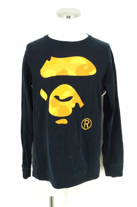 A BATHING APE （アベイシングエイプ） ロゴプリント ロングスリーブ メンズ トップス