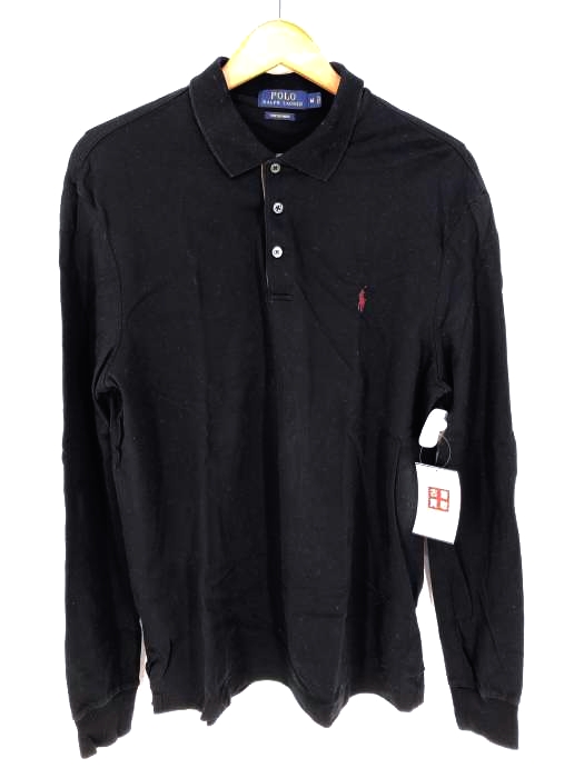 POLO RALPH LAUREN（ポロラルフローレン） STRETCH MESH 長袖 ポロシャツ メンズ トップス