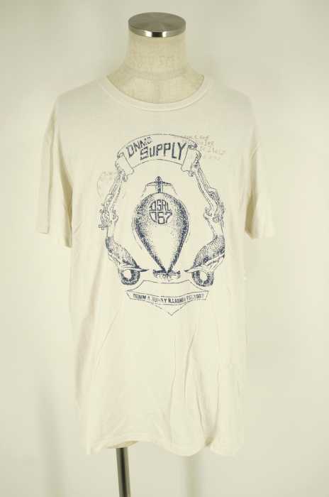 Denim & Supply Ralph Lauren （デニム & サプライ ラルフ ローレン） フロッキープリントTシャツ メンズ トップス