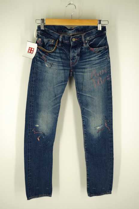 HYSTERIC GLAMOUR （ヒステリックグラマー） 加工デニムパンツ レディース パンツ