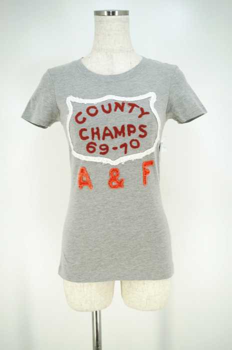 Abercrombie & Fitch （アバクロンビーアンドフィッチ） ワッペン付きTシャツ レディース トップス