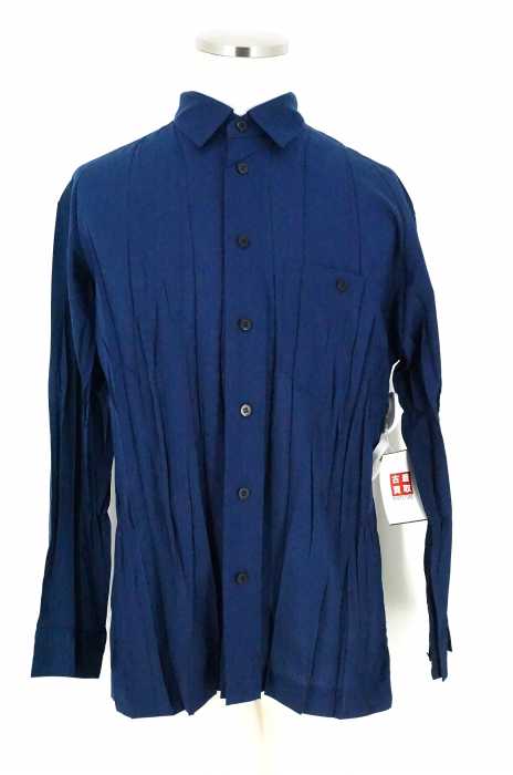 ISSEY MIYAKE MEN (イッセイミヤケメン) プリーツ加工シャツ メンズ トップス