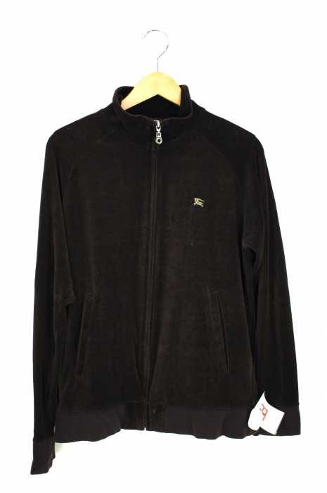 BURBERRY BLACK LABEL （バーバリーブラックレーベル） ベロアジップアップジャケット 日本製 メンズ アウター