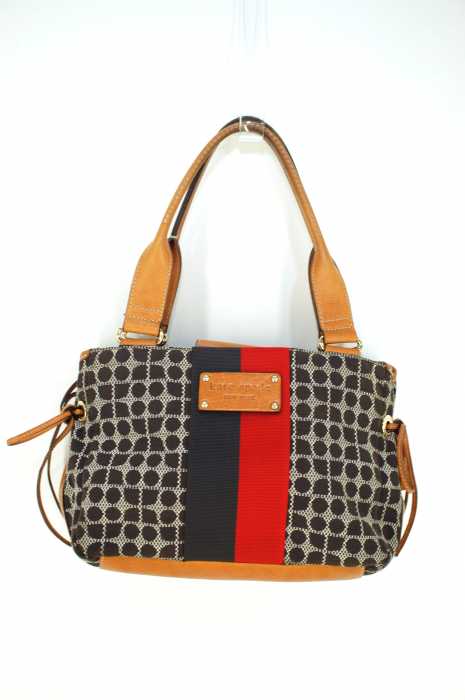 kate spade NEW YORK（ケイトスペードニューヨーク） 総柄レザー切替ハンドバッグ レディース バッグ