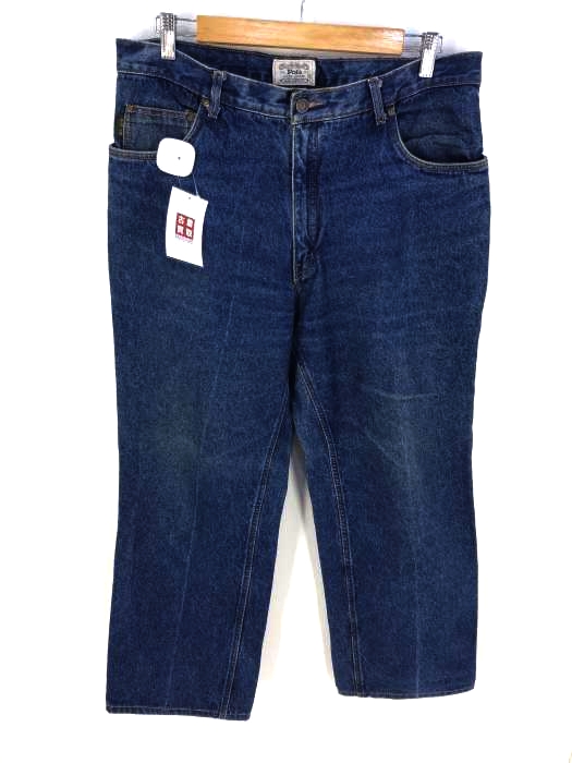 POLO RALPH LAUREN（ポロラルフローレン） polo western　レザーパッチ　デニムパンツ メキシコ製 メンズ パンツ