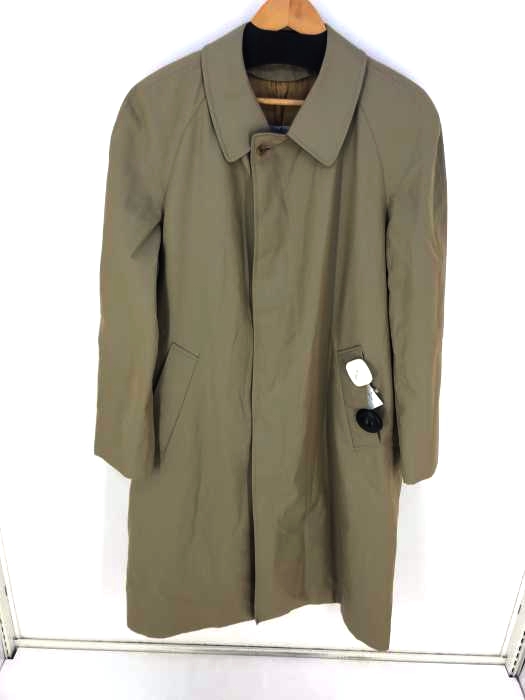 AQUASCUTUM（アクアスキュータム） 比翼ステンカラーコート メンズ アウター