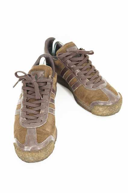 adidas （アディダス） コーデュロイ×レザーローカットスニーカー メンズ シューズ