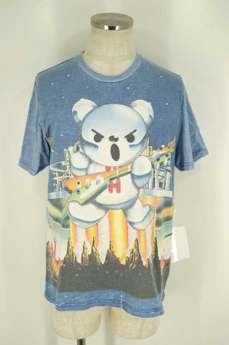 HYSTERIC GLAMOUR (ヒステリックグラマー) FUCK BEARプリントTシャツ メンズ トップス