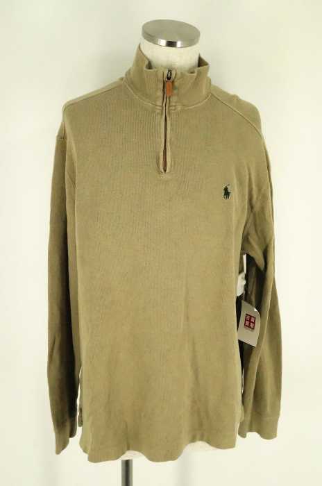 Polo by RALPH LAUREN （ポロバイラルフローレン） ハーフジップハイネックコットントップス メンズ トップス
