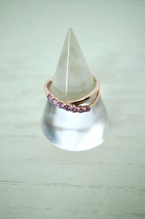 JEWELRY TSUTSUMI （ジュエリーツツミ） K10 PG ピンクサファイアリング レディース アクセサリー
