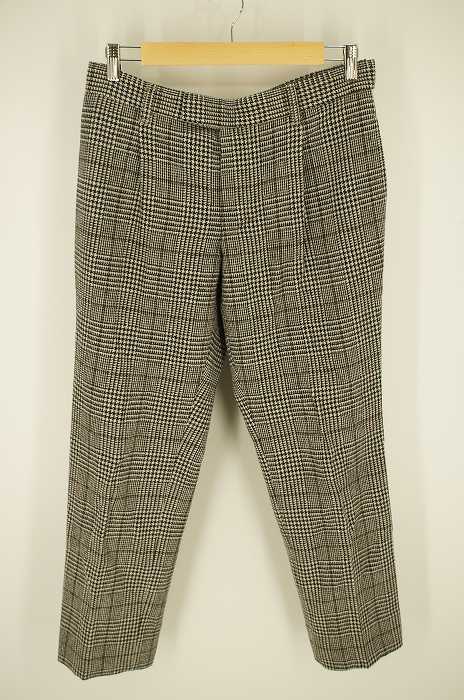 Sacai(サカイ) 12AW サイドライングレンチェックウールパンツ メンズ パンツ