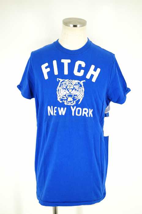 Abercrombie & Fitch （アバクロンビーアンドフィッチ） ロゴ刺繍Tシャツ メンズ トップス