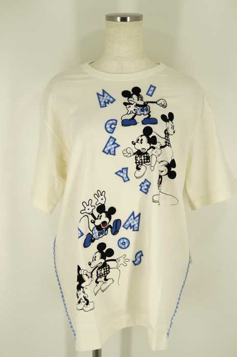 PINK HOUSE×DISNEY (ピンクハウス×ディズニー) KARL HELMUT ミッキーワッペンTシャツ メンズ トップス