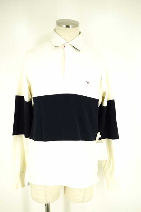 TOMMY HILFIGER （トミーヒルフィガー） ワンポイント刺繍長袖ラガーシャツ メンズ トップス