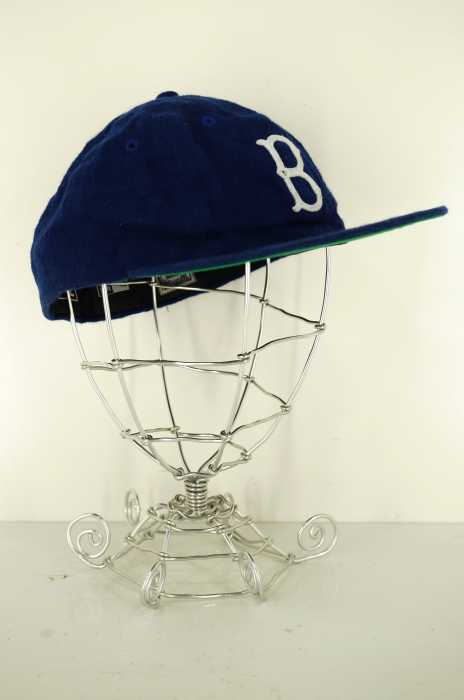 NEW ERA （ニューエラ） ワッペン付きリネンキャップ メンズ 帽子