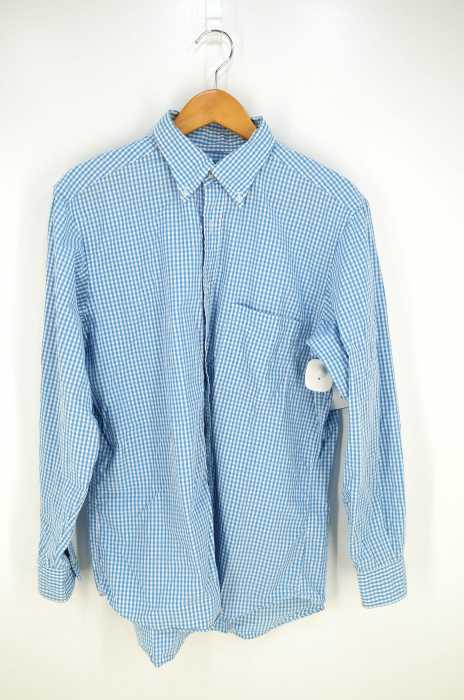UNITED ARROWS BLUE LABEL （ユナイテッドアローズブルーレーベル） ギンガムチェック柄 ボタンダウンシャツ メンズ トップス