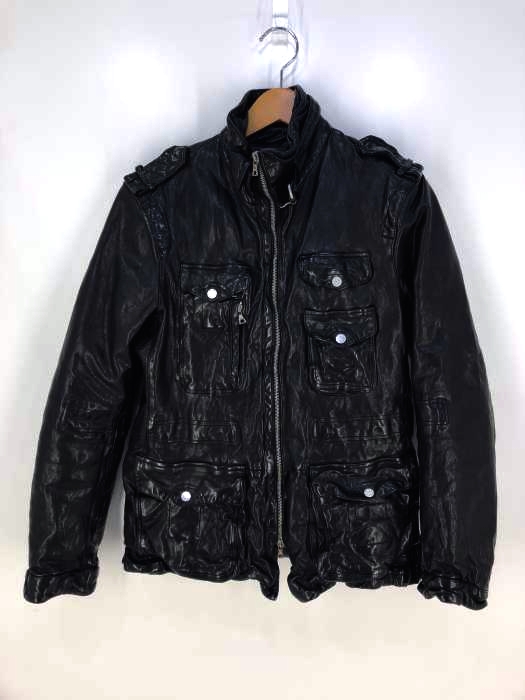NEIL BARRETT（ニールバレット） 中綿入りM-65型バッファローレザージャケット メンズ アウター