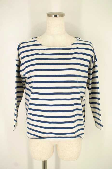 SHIPS （シップス） Tournier ボートネックボーダーカットソー レディース トップス