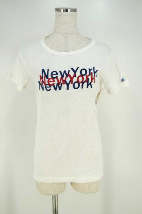 Champion （チャンピオン） ランタグ復刻 プリントTシャツ カットソー レディース トップス