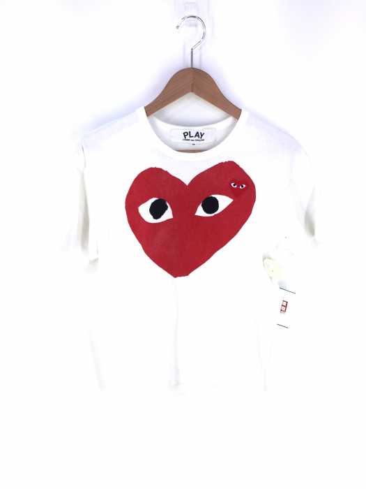 PLAY COMME des GARCONS (プレイコムデギャルソン) クルーネックカットソー レディース トップス