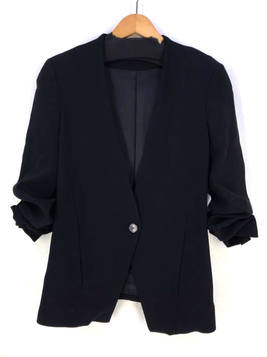 ZARA WOMAN（ザラ ウーマン） ノーカラージャケット レディース アウター