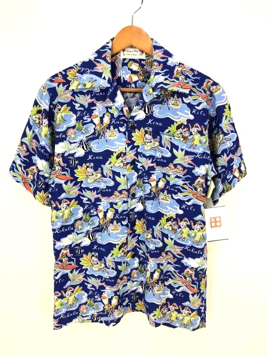 KONA BAY(コナ ベイ) 総柄開襟アロハシャツ メンズ トップス