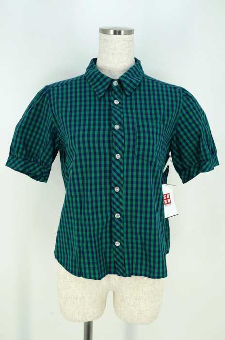 w closet WEARS INC. （ダブルクローゼットウェアーズインク） ギンガムチェック半袖シャツ レディース トップス