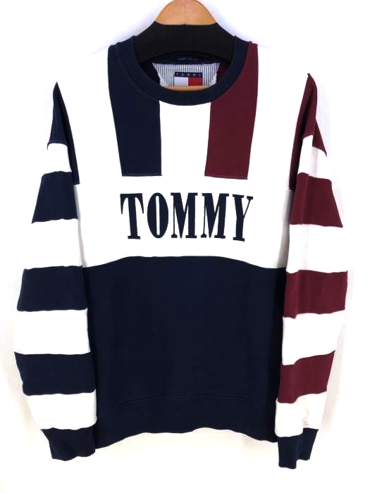 tommy jeans（トミージーンズ） Heritage Capsule Stripe Sweatshirt メンズ トップス